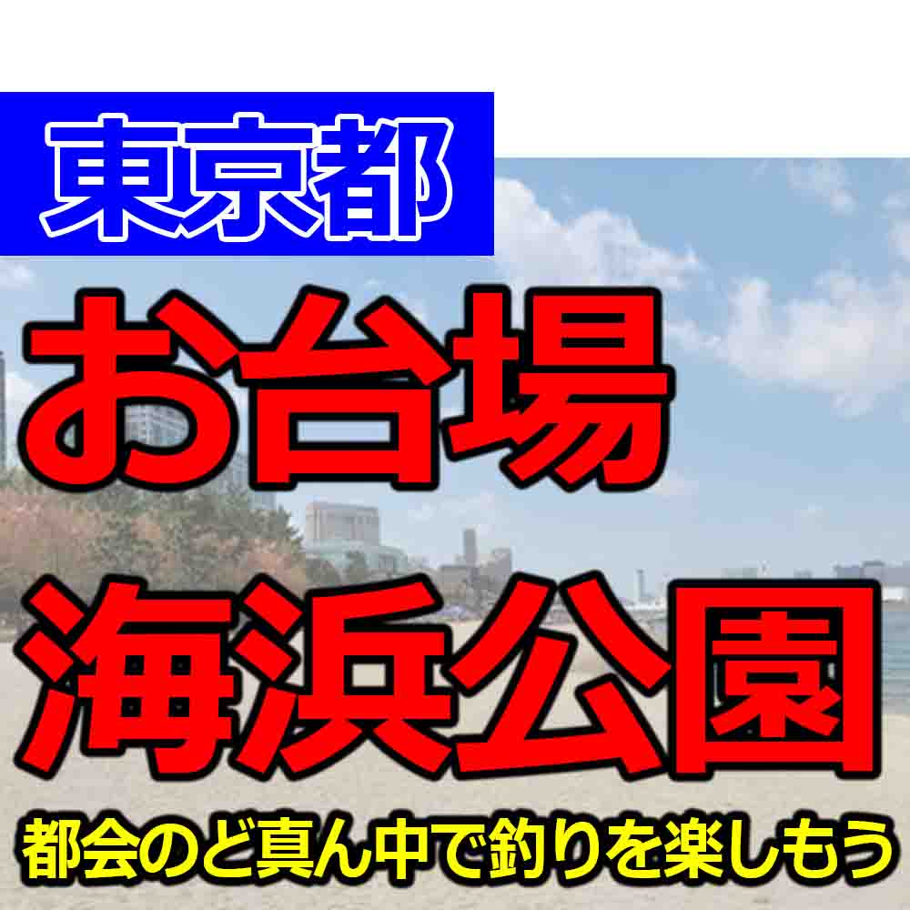 お台場海浜公園の釣りはハゼが面白い レンタルやルアー情報まで 釣りとキャンプのマガジンblue S